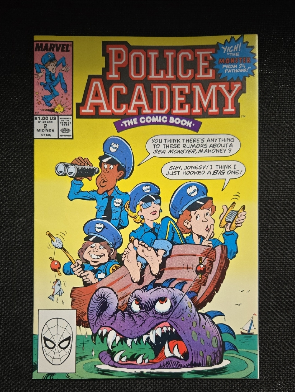Police Academy #2 Marvel Comics 1989 Movie Tie-In Comic Book